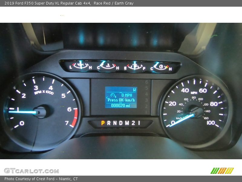  2019 F350 Super Duty XL Regular Cab 4x4 XL Regular Cab 4x4 Gauges