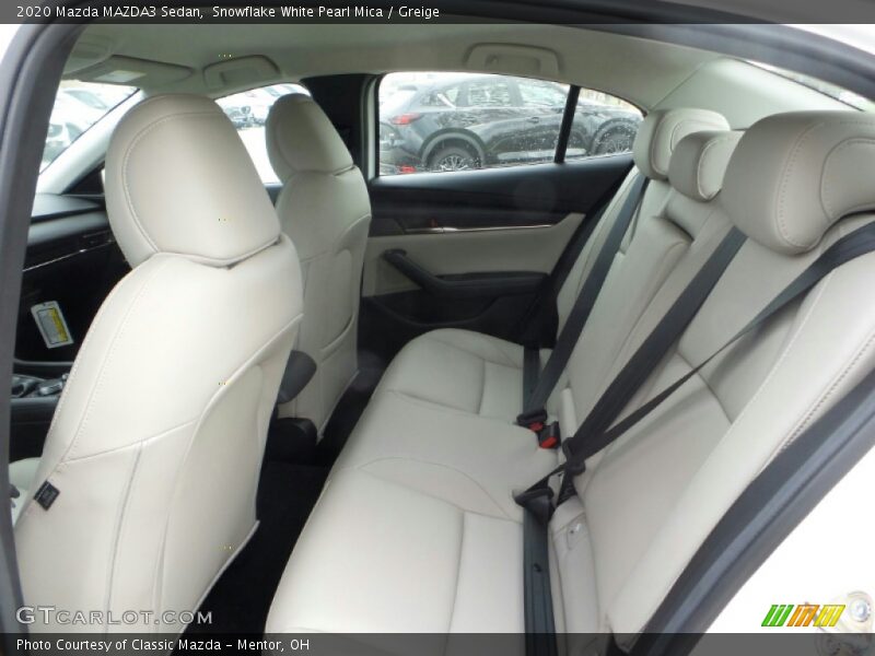 Rear Seat of 2020 MAZDA3 Sedan