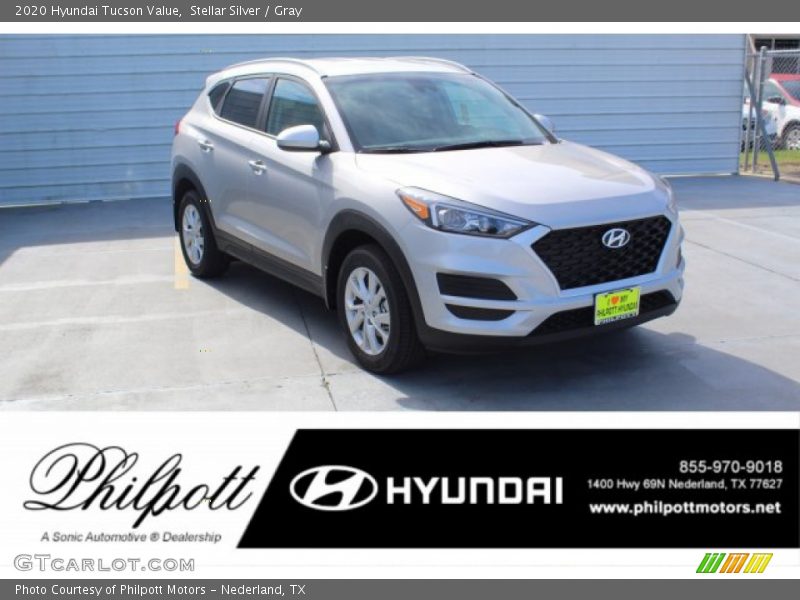 Stellar Silver / Gray 2020 Hyundai Tucson Value