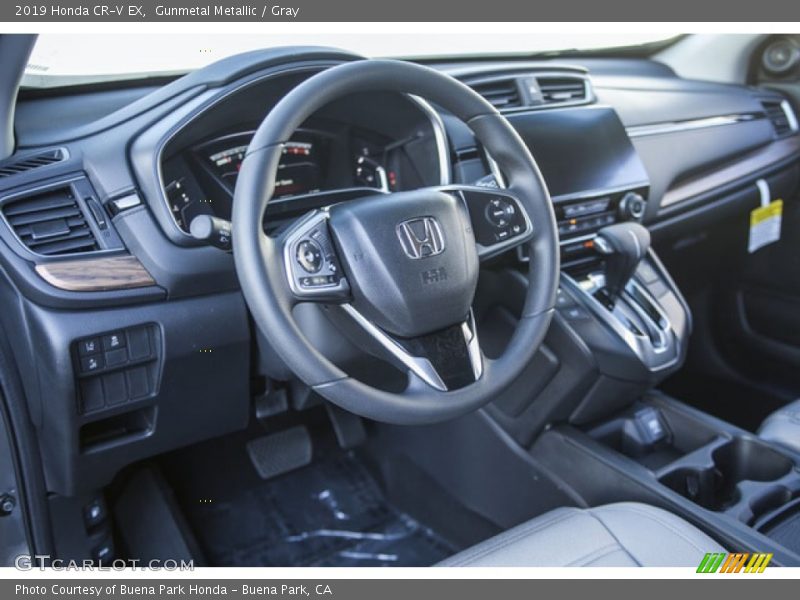 Gunmetal Metallic / Gray 2019 Honda CR-V EX