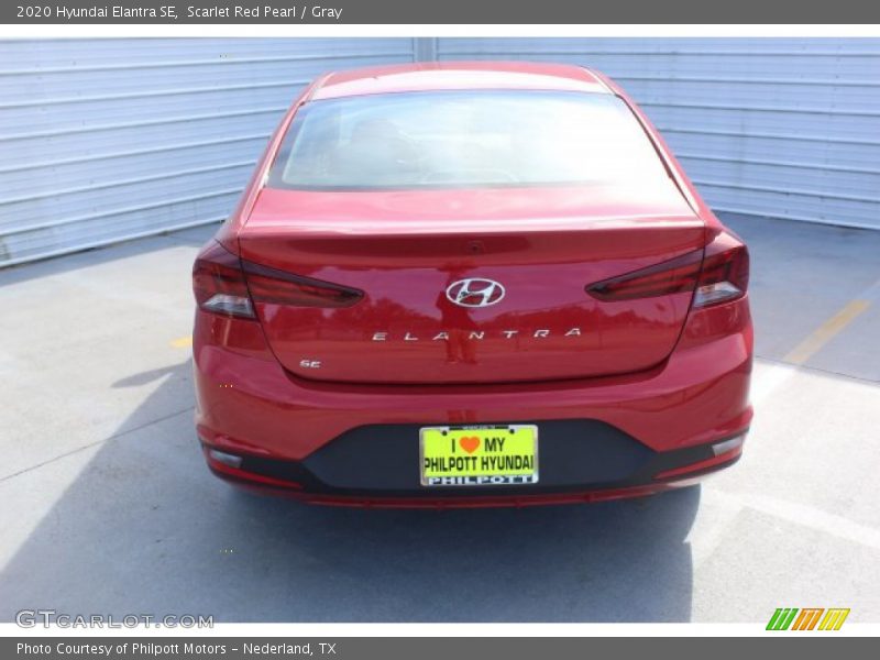 Scarlet Red Pearl / Gray 2020 Hyundai Elantra SE