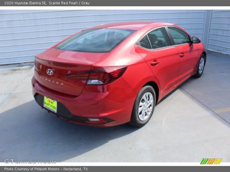 Scarlet Red Pearl / Gray 2020 Hyundai Elantra SE