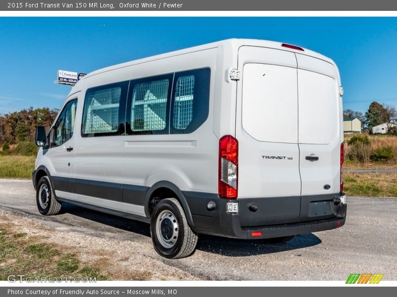 Oxford White / Pewter 2015 Ford Transit Van 150 MR Long