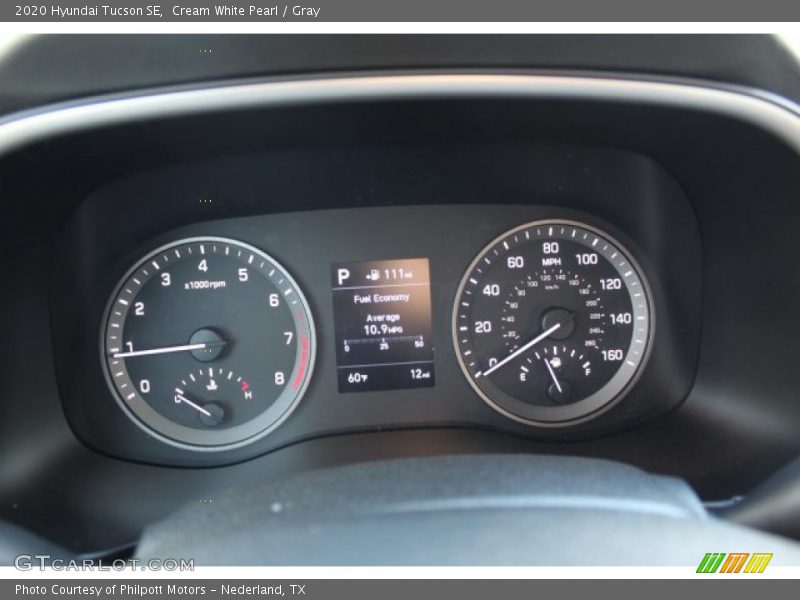 Cream White Pearl / Gray 2020 Hyundai Tucson SE