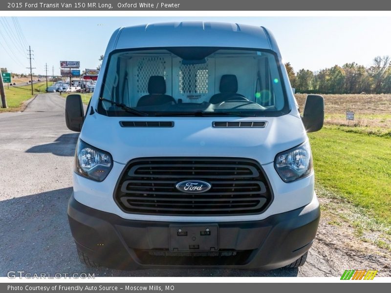Oxford White / Pewter 2015 Ford Transit Van 150 MR Long