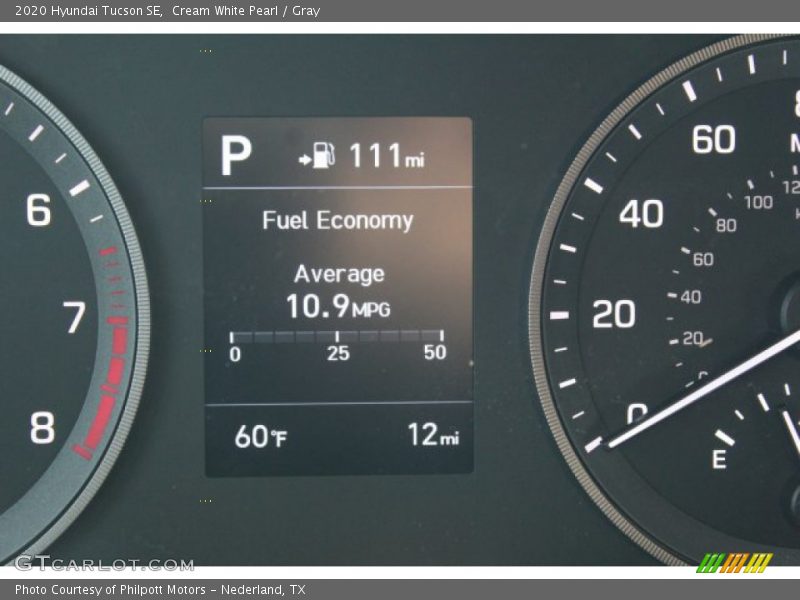 Cream White Pearl / Gray 2020 Hyundai Tucson SE