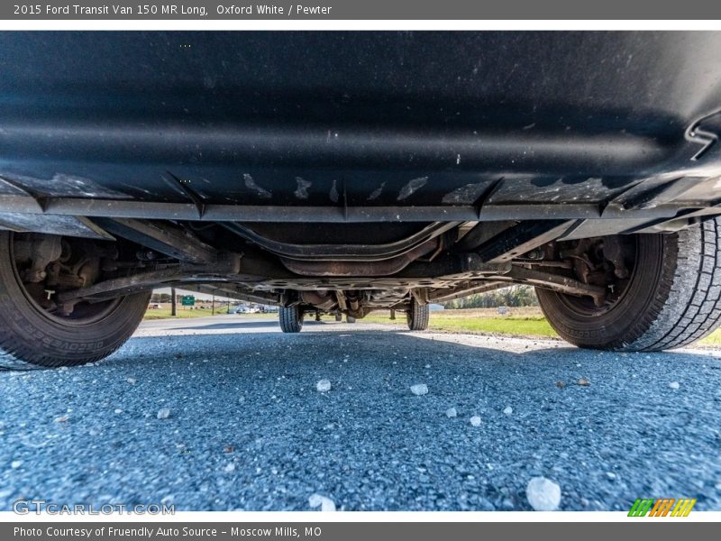 Oxford White / Pewter 2015 Ford Transit Van 150 MR Long
