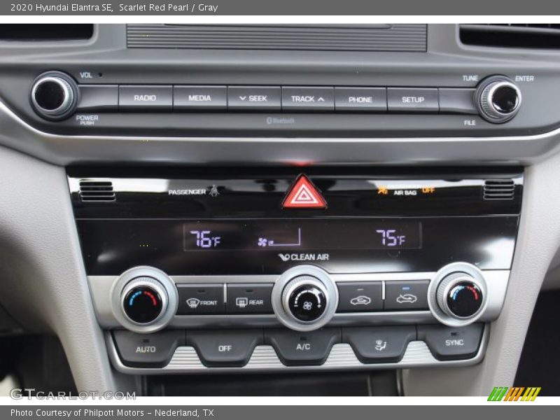 Scarlet Red Pearl / Gray 2020 Hyundai Elantra SE