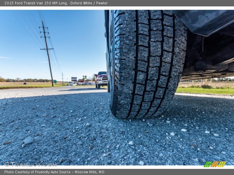 Oxford White / Pewter 2015 Ford Transit Van 150 MR Long