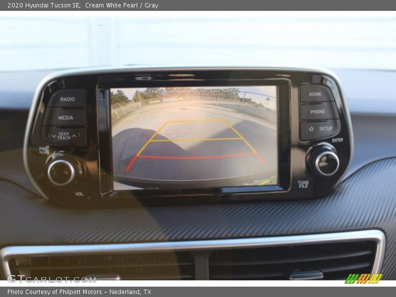 Cream White Pearl / Gray 2020 Hyundai Tucson SE