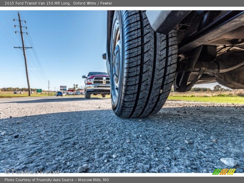 Oxford White / Pewter 2015 Ford Transit Van 150 MR Long
