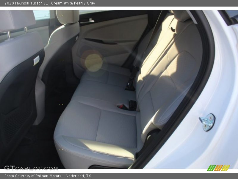 Cream White Pearl / Gray 2020 Hyundai Tucson SE