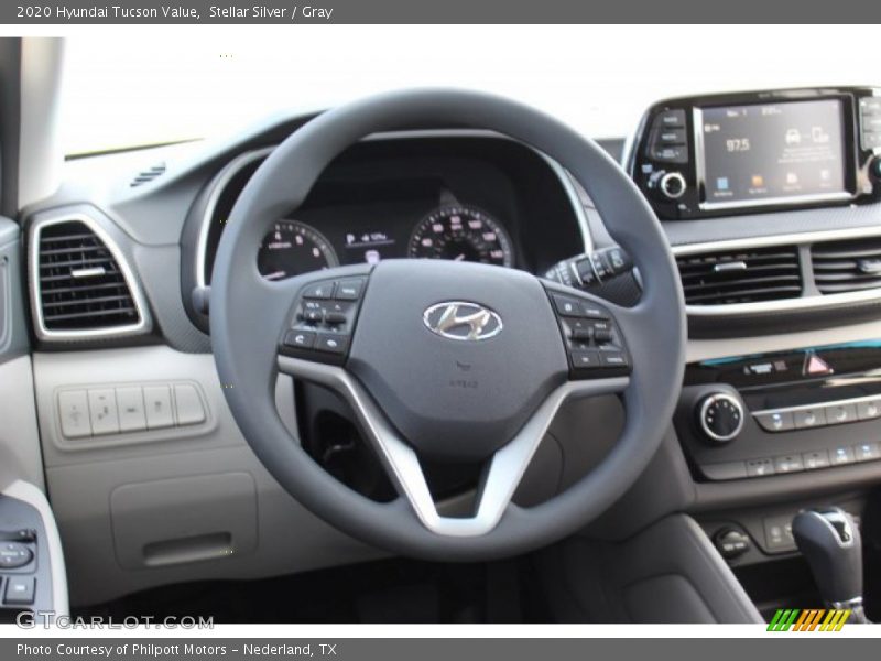 Stellar Silver / Gray 2020 Hyundai Tucson Value
