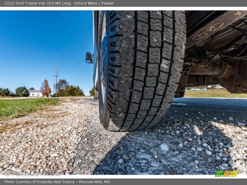 Oxford White / Pewter 2015 Ford Transit Van 150 MR Long