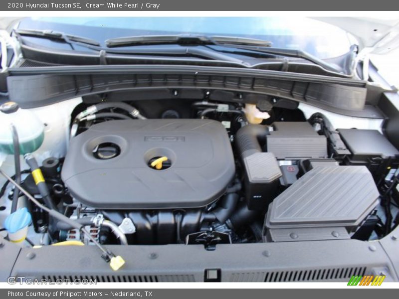 Cream White Pearl / Gray 2020 Hyundai Tucson SE