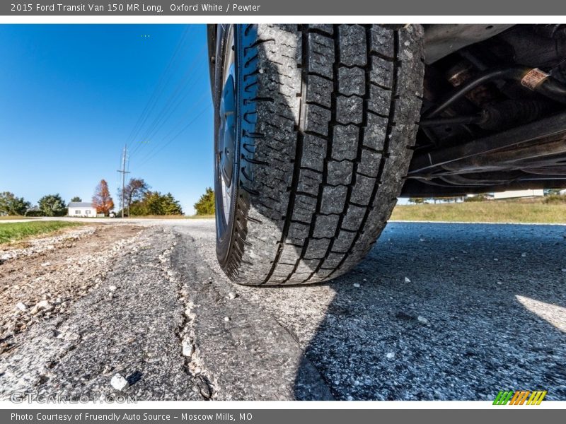 Oxford White / Pewter 2015 Ford Transit Van 150 MR Long