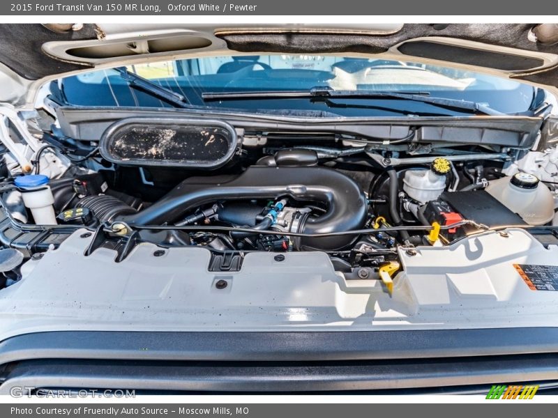 Oxford White / Pewter 2015 Ford Transit Van 150 MR Long