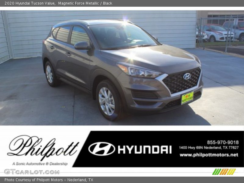 Magnetic Force Metallic / Black 2020 Hyundai Tucson Value
