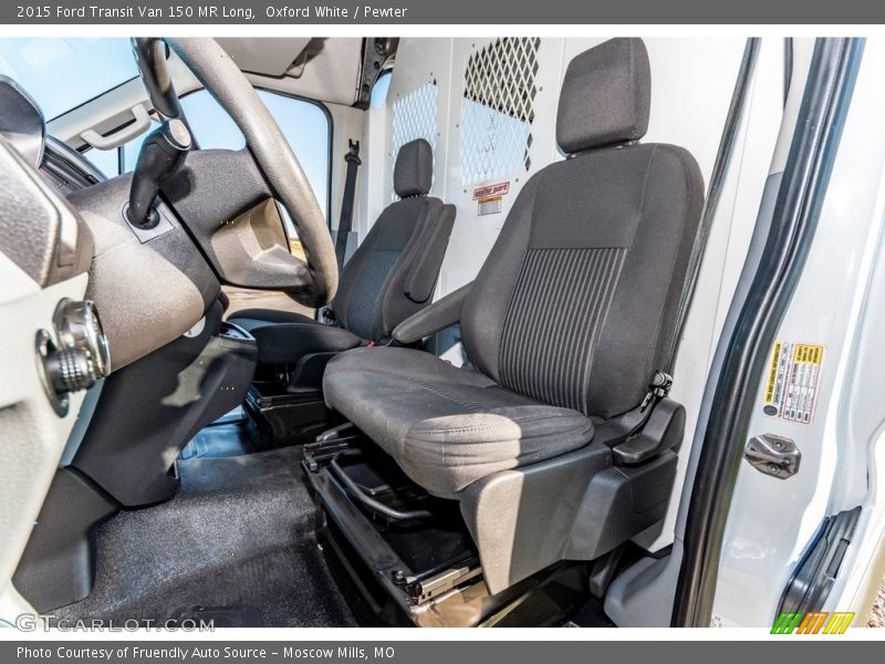 Oxford White / Pewter 2015 Ford Transit Van 150 MR Long