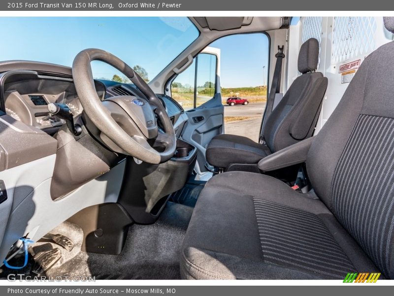 Oxford White / Pewter 2015 Ford Transit Van 150 MR Long