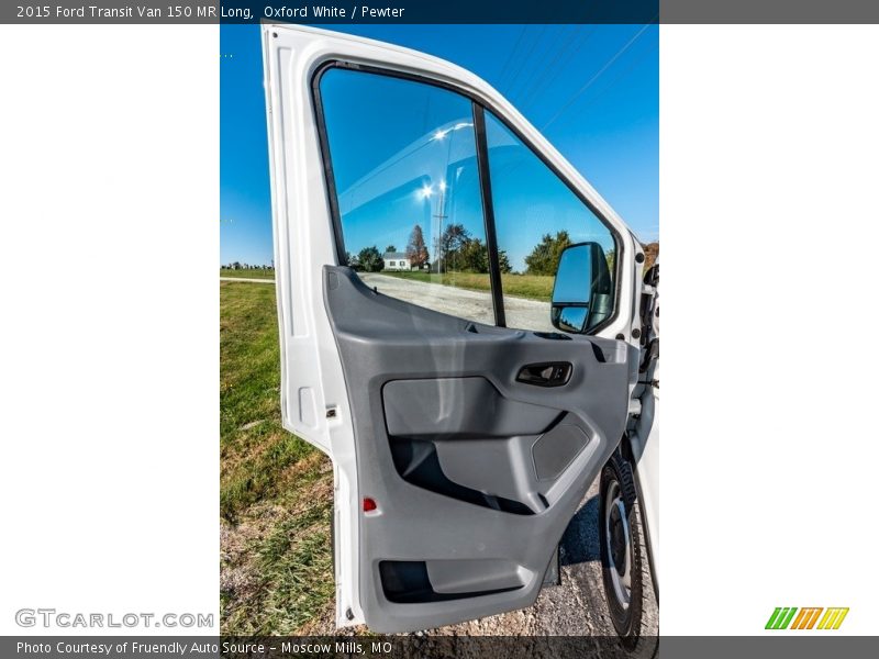 Oxford White / Pewter 2015 Ford Transit Van 150 MR Long