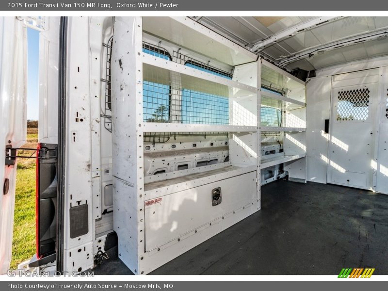 Oxford White / Pewter 2015 Ford Transit Van 150 MR Long
