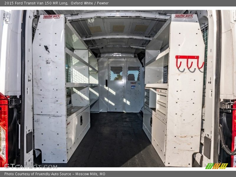 Oxford White / Pewter 2015 Ford Transit Van 150 MR Long