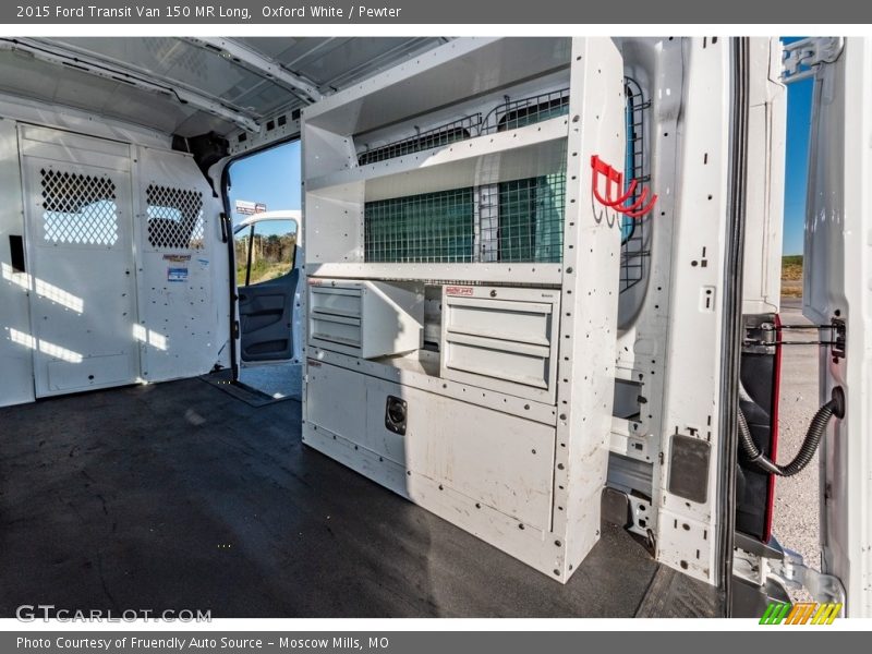 Oxford White / Pewter 2015 Ford Transit Van 150 MR Long