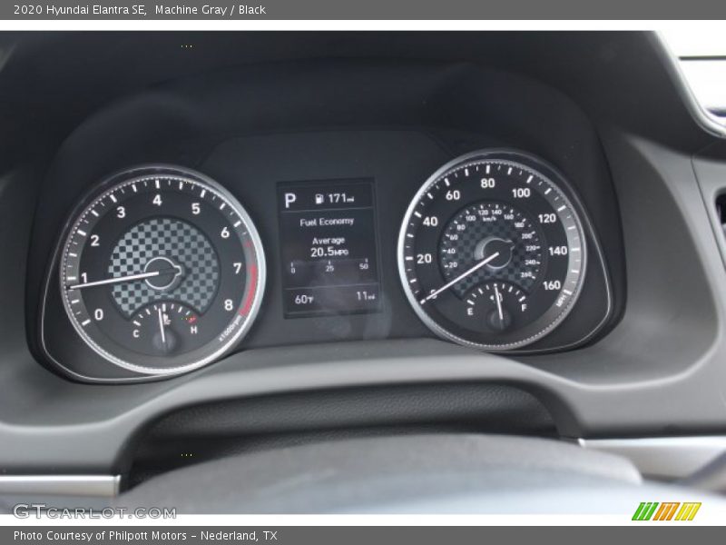 Machine Gray / Black 2020 Hyundai Elantra SE