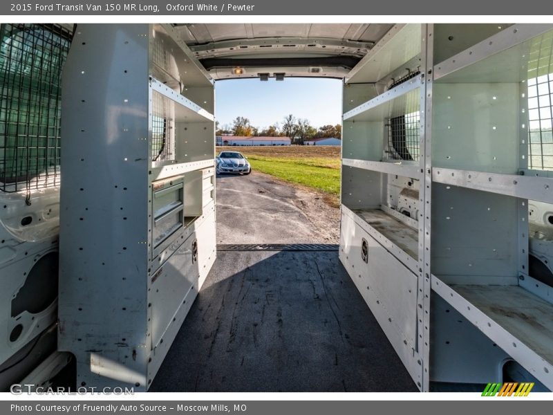 Oxford White / Pewter 2015 Ford Transit Van 150 MR Long