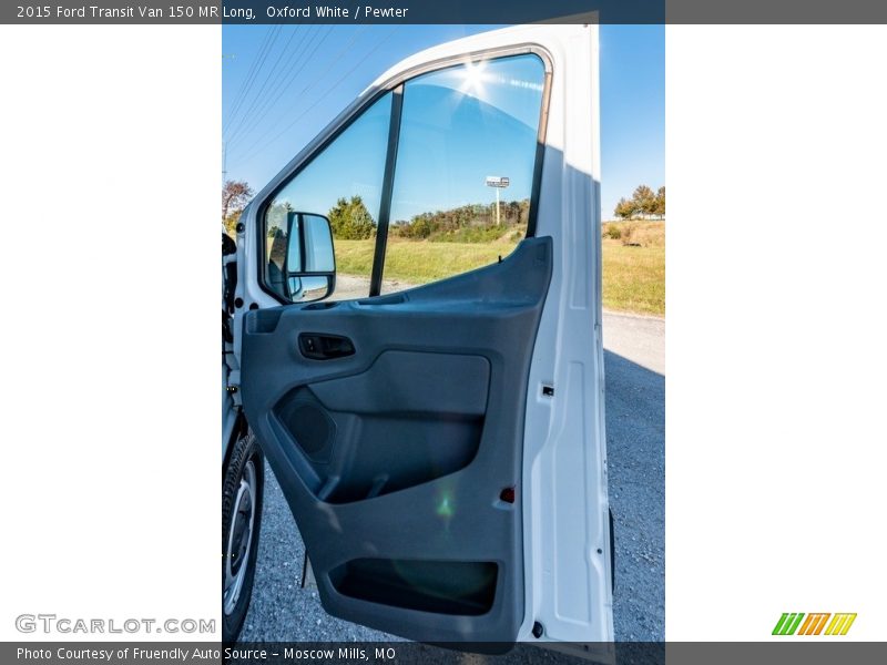 Oxford White / Pewter 2015 Ford Transit Van 150 MR Long