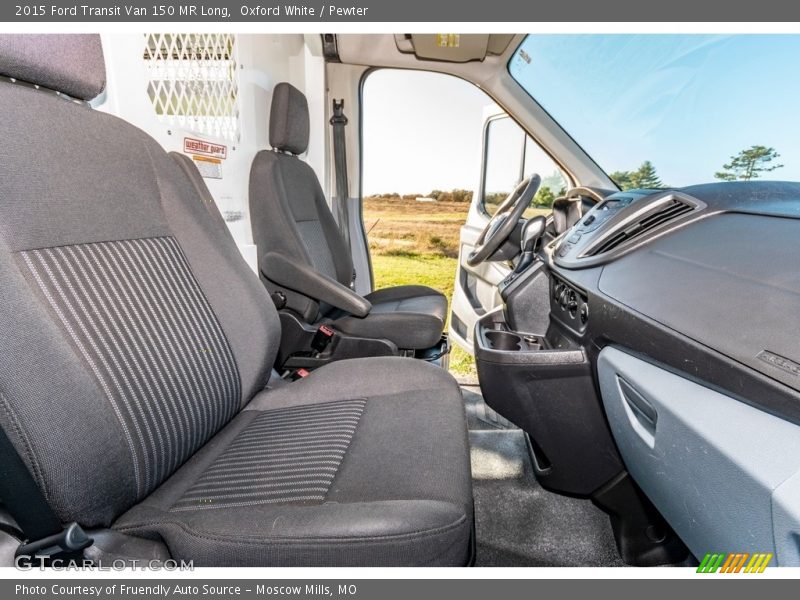 Oxford White / Pewter 2015 Ford Transit Van 150 MR Long
