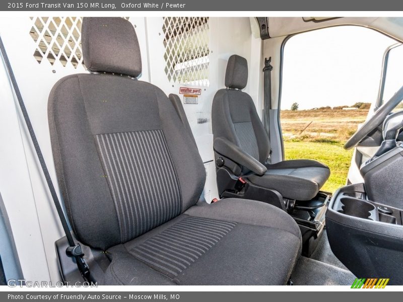 Oxford White / Pewter 2015 Ford Transit Van 150 MR Long