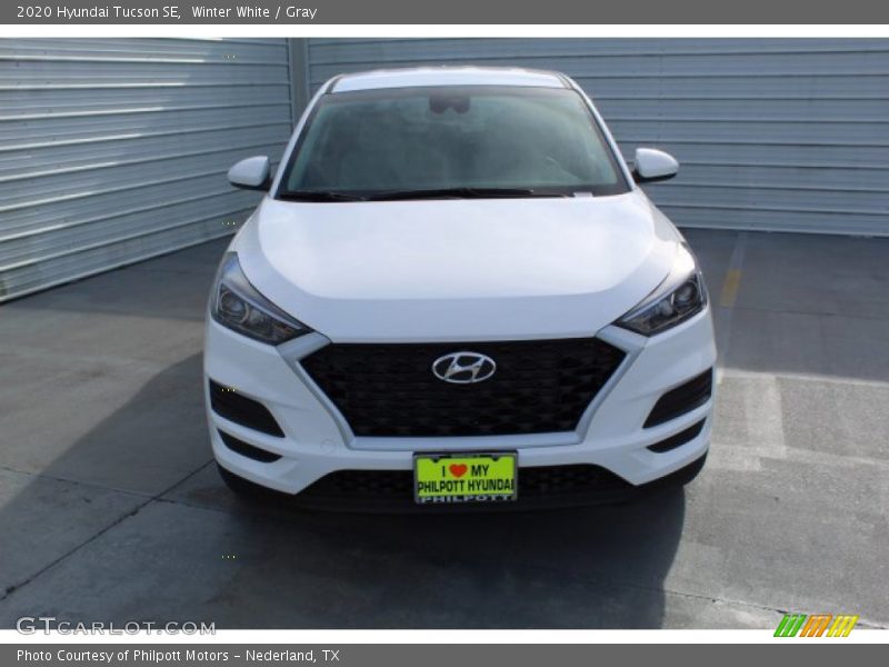 Winter White / Gray 2020 Hyundai Tucson SE