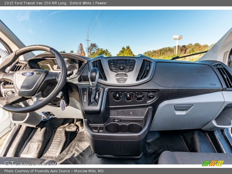 Oxford White / Pewter 2015 Ford Transit Van 150 MR Long