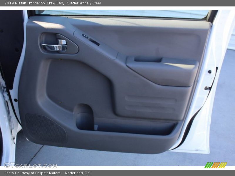 Glacier White / Steel 2019 Nissan Frontier SV Crew Cab