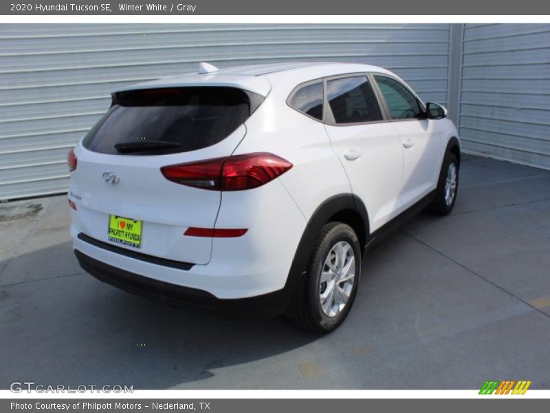 Winter White / Gray 2020 Hyundai Tucson SE