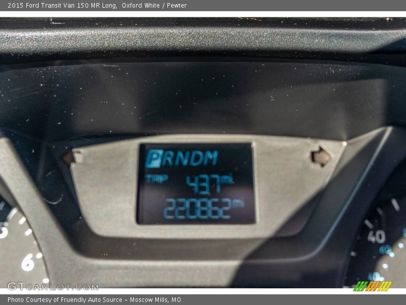 Oxford White / Pewter 2015 Ford Transit Van 150 MR Long