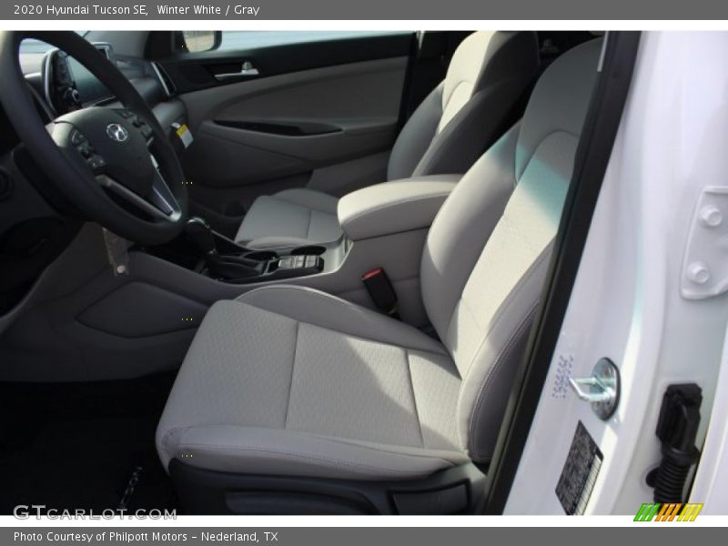 Winter White / Gray 2020 Hyundai Tucson SE