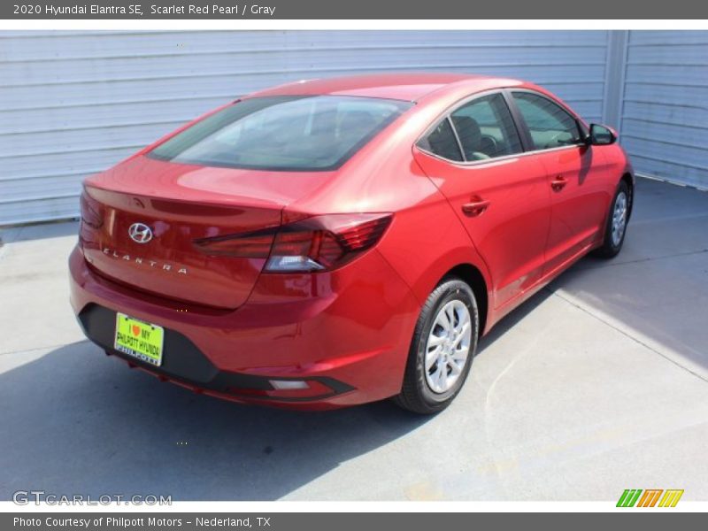 Scarlet Red Pearl / Gray 2020 Hyundai Elantra SE