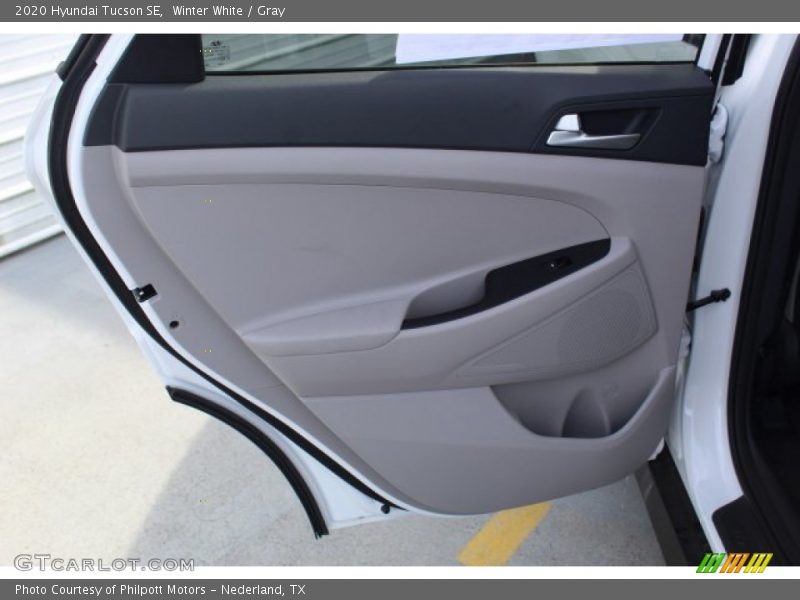 Winter White / Gray 2020 Hyundai Tucson SE