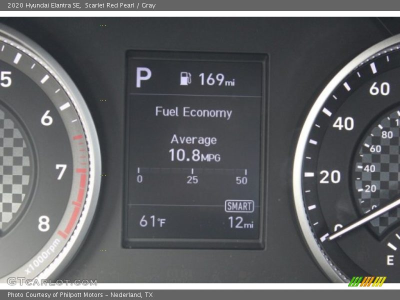 Scarlet Red Pearl / Gray 2020 Hyundai Elantra SE