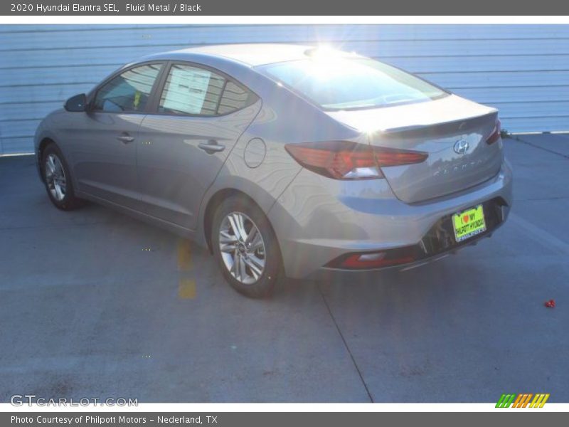 Fluid Metal / Black 2020 Hyundai Elantra SEL