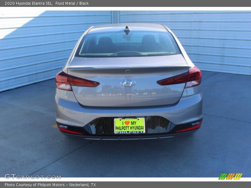 Fluid Metal / Black 2020 Hyundai Elantra SEL