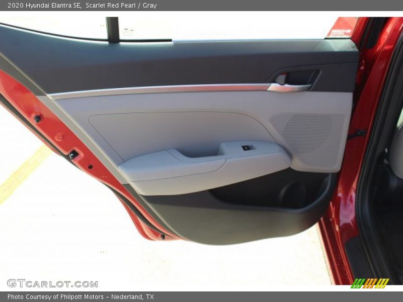 Scarlet Red Pearl / Gray 2020 Hyundai Elantra SE