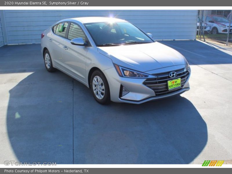 Symphony Silver / Gray 2020 Hyundai Elantra SE