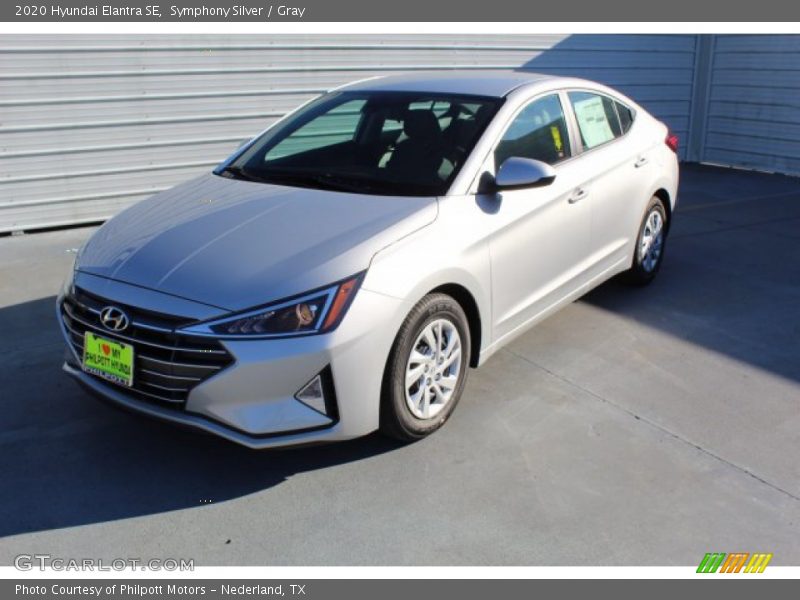 Symphony Silver / Gray 2020 Hyundai Elantra SE