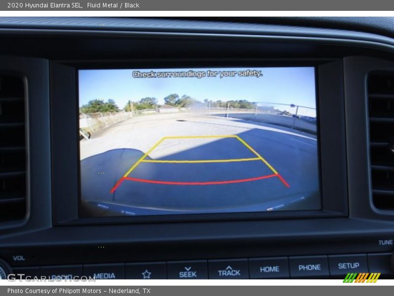 Fluid Metal / Black 2020 Hyundai Elantra SEL