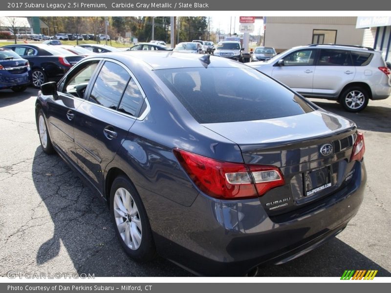 Carbide Gray Metallic / Slate Black 2017 Subaru Legacy 2.5i Premium