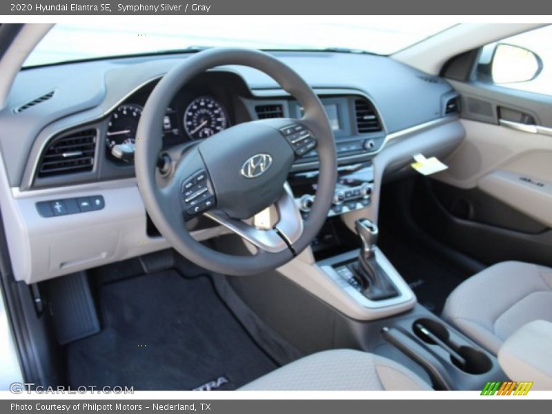 Symphony Silver / Gray 2020 Hyundai Elantra SE